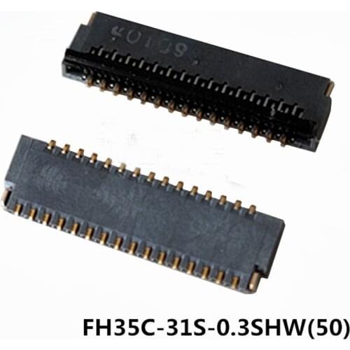 10pcs FH35C-31S-0.3SHW(50) 0.3 fpc connector 31p rear flip cover H1.0