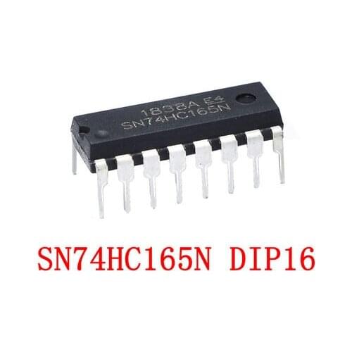 10pcs/lot SN74HC165N SN74HC165 74HC165N 74HC165 DIP-16 In Stock
