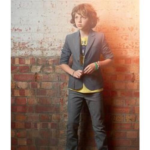 2017 Notch Lapel Two Button Boys Suit Child Grey Wedding Suit Boys Suits Custom Boy Tuxedos Jacket+Pant