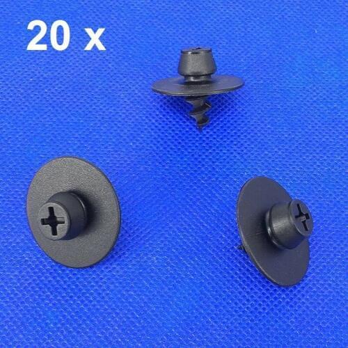 20X ForFORVW SEAT Floor Mat Fastener Clips Carpet Clamps 3D0864812AB41