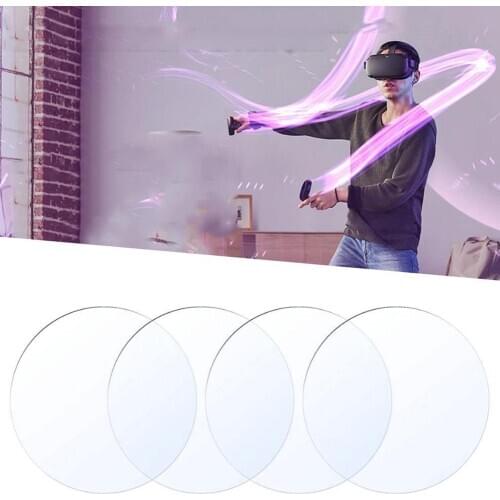 VR Accessories For Oculus Quest 2 Vr Glasses TPU Soft Protector Film Quest2 Lens 4pcs Film Oculus VR HD Anti-scratch For Fo W9E0