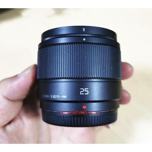 Used Black Lens G 25mm F/1.7 ASPH H-H025 For Panasonic DC-GF10 DMC-GF9 DMC-GH4 DMC-GX7 DC-G9 DC-GX9 DMC-GX85 DMC-GX80