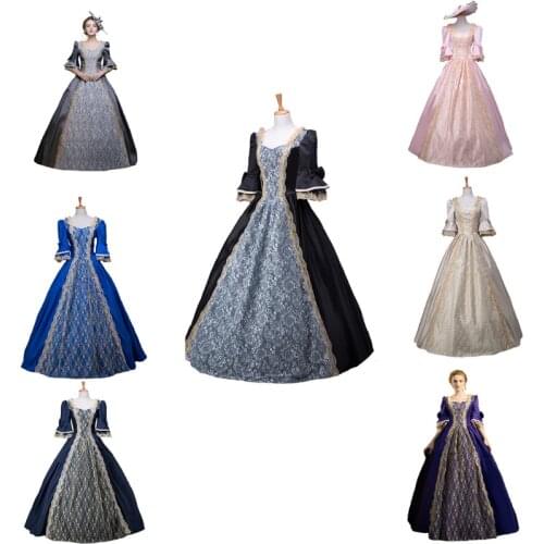 Black Victorian Gothic Dresses Lace Patchwork Gothic Black Dress Elegant Fit And Flare Long Dresses For Women Vestido Largo