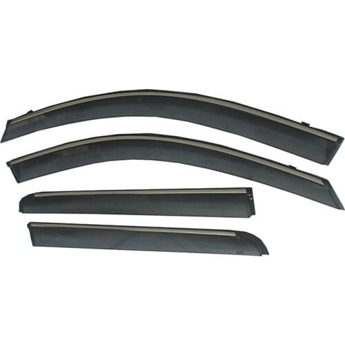 For Nissan Venucia R50 R50X 2012 2013 2014-2018 Smoke Window Sun Rain exterior visor Deflector Guard For Nissan TIIDA 2007 4pcs