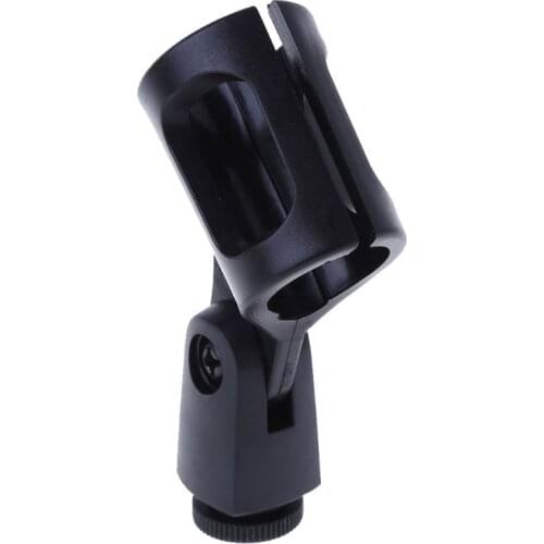 New Mic Microphone Flexible Stand Accessory Plastic Clamp Clip Holder Mount