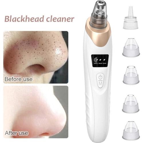 USB Blackhead Remover Vacuum Suction Face Nose Deep Cleaner Acne Pimple Removal Whitehead Extractor Cleaning Skin Care Tools