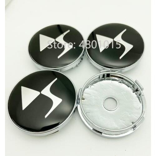 4pcs 60mm DS Wheels Center Hub Caps Car Styling Accessories for DS DS3 DS5 DS6 Deesse PSA Dust Proof