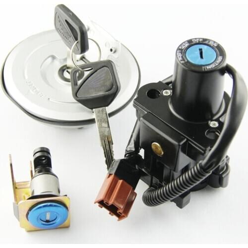 Motorcycle Ignition Key Switch Fuel Gas Cap Seat Lock Kit For Honda CB500 CBR500R CB500F CB500X CB50 35010-MJW-A82 35010-MGZ-A00