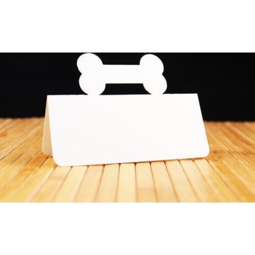 Dog bone Place table number Cards pet birthday party Wedding bridal baby shower Seating escort Card