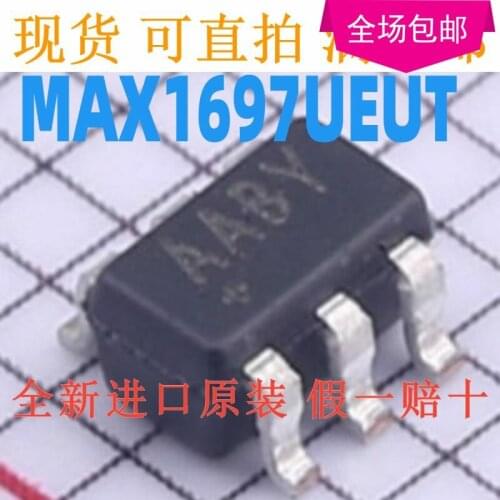 New 10pcs/lot MAX1697UEUT+T MAX1697 MAX1697UEUT AABY SOT23-6