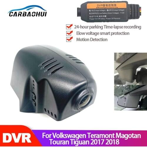NEW Car DVR Wifi Video Recorder Dash Cam Camera For Volkswagen Teramont Magotan Touran Tiguan 2017 2018 high quality CCD full hd