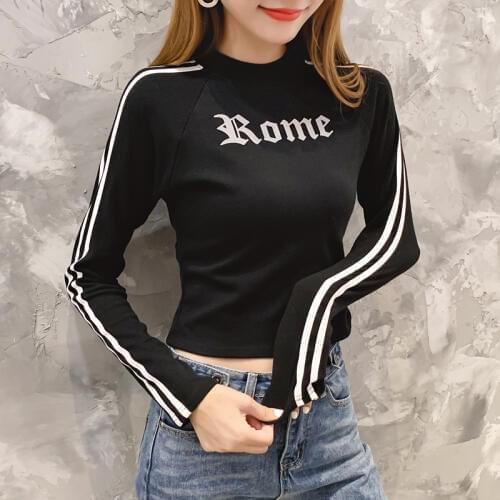 Женские укороченные футболки Oumengka China At AliExpress