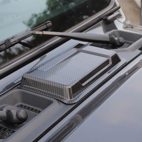 Fit For Jeep Wrangler JL 2018+ Car Front Hood Air Intake Cover Sticker Car Styling Accessories 2 Colors