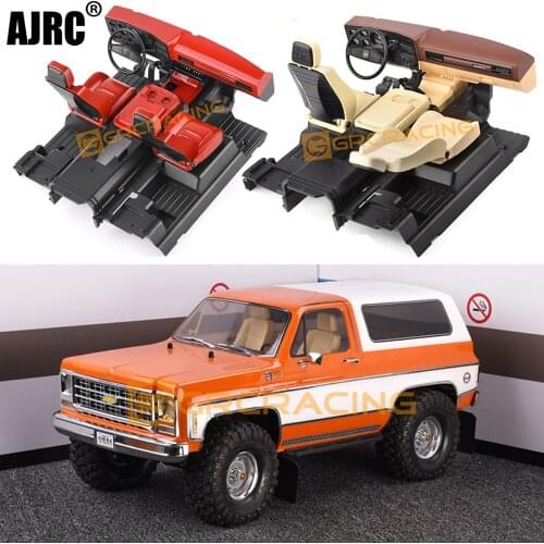 GRC For 1/10 RC car TRAXXAS TRX4 Chevrolet Blazer interior pioneer 1979 simulation center console seat modification parts G161KB