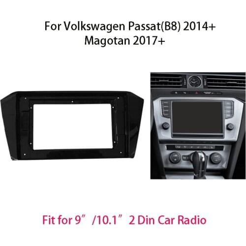 2 Din Car Radio Fascia For Volkswagen Passat(B8)/Magotan Auto Stereo Dash Panel Mounting 9/10.1 inch Big Screen Frame Kit