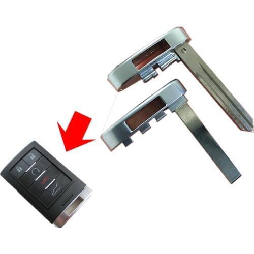 RMLKS New Smart Key Remote Emergency Replacement Uncut HU100 B106 Blade For Cadillac CTS STS XLR For Chevrolet Corvette