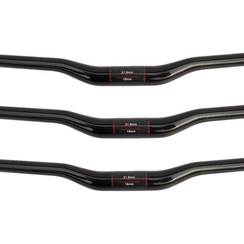 Carbon handlebar 3k rise mountaincycling bicycles MTB bar 31.8*600/620/640/660/680/700/720/740/760mm glossy matt bike parts
