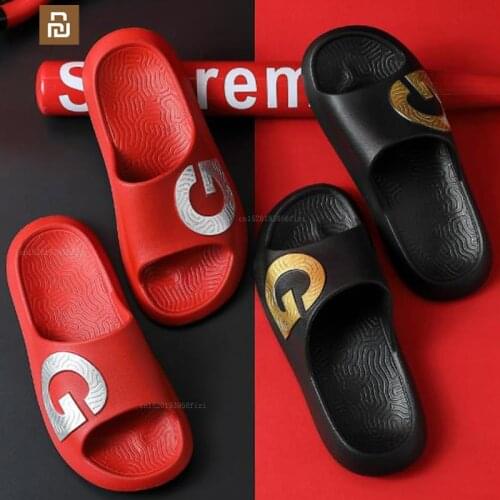 Xiaomi mijia slippers men outer wear personalized beach shoes indoor non-slip home thick-soled sandals men summer