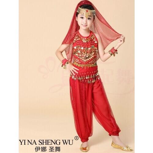 Kid Adult Dancewear Professional Belly Dance Costume For Girl Egypt Belly Dance Costumes For Girls India Bollywood Dance Sets