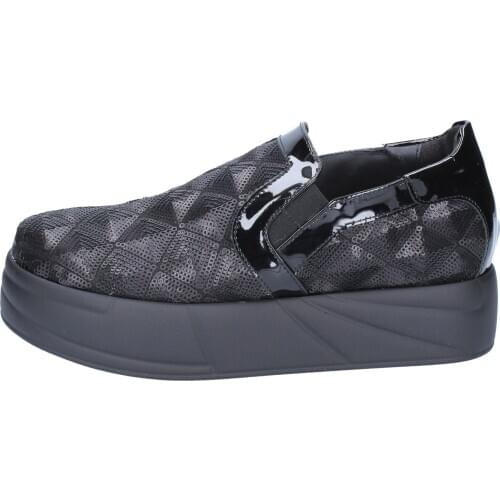JEANNOT Slip on women sequins Black