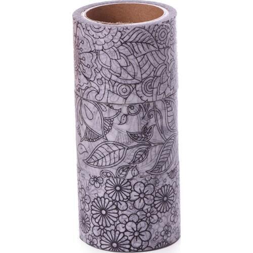 1pc Creative Can Be Painted Color Washi Paper Masking Adhesive Tapes For Scrapbooking DIY Stickers Crafts Wrapping Decorative