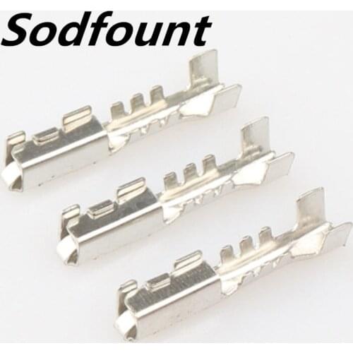 100pcs H62 brass tinned 1.5mm female automotive terminal,connector terminal crimping terminal DJ623-F1.5A