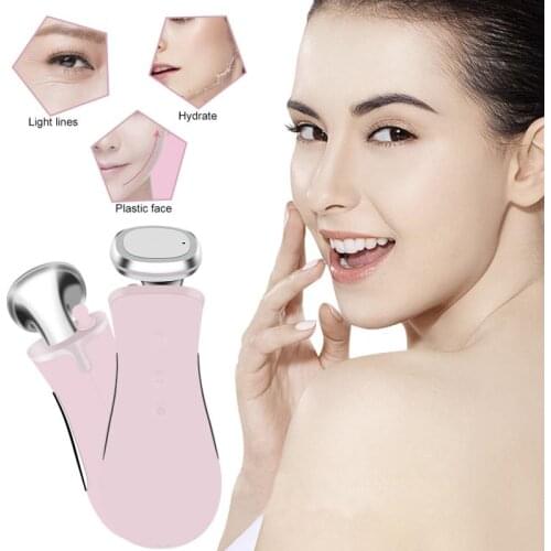 2021 EMS Vibration Facial Massager LED Photon Face Skin Rejuvenation Device Anti Aging Radio Frequency Beauty Skin Care Tool