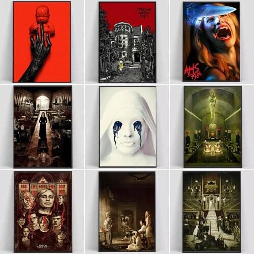 50 Designs Hot TV Show American Horror Story Picture Prints On Canvas Painting Wall Art Fancy Poster For Living Room Home Decor