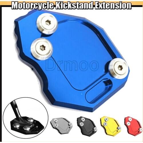 Motorcycle CNC Accessories Aluminum Side Stand Enlarge Kickstand Parts For BMW F650GS 2007-2014