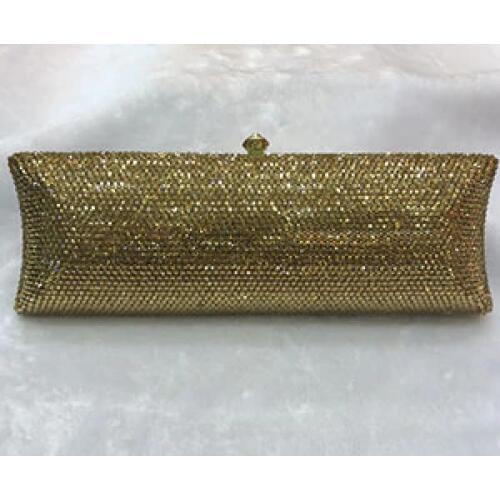 Diamond Banquet Package Bridal Dress Holding Bag Evening Crystal Women Wallet Dinner Bag Striped Bolso Ladies Bag Popular New