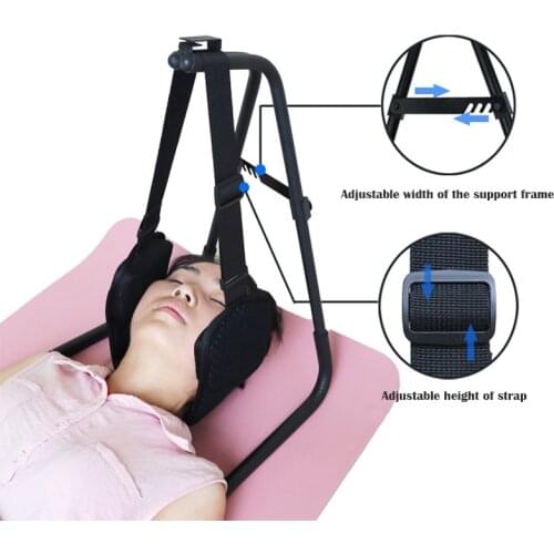 Neck Head Hammock For Text Cervical Back Pain Relief With Free Eye Mask And Durable Elastic Safety Portable Shoulder Relaxer New