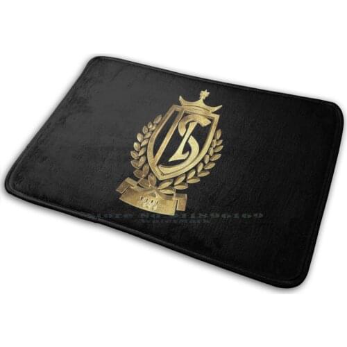 Golden Liège Football Standard Liege Ultras Hooligans Belgium Mat Rug Carpet Anti-Slip Bedroom Entrance Door Mat 1312 Liege