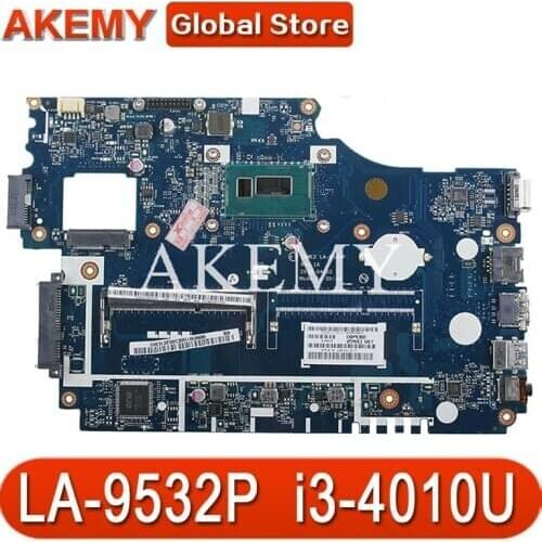 LA-9532P Laptop Motherboard For Acer E1-572 E1-532 TMP255 System motherboard i3-4010U 100%work