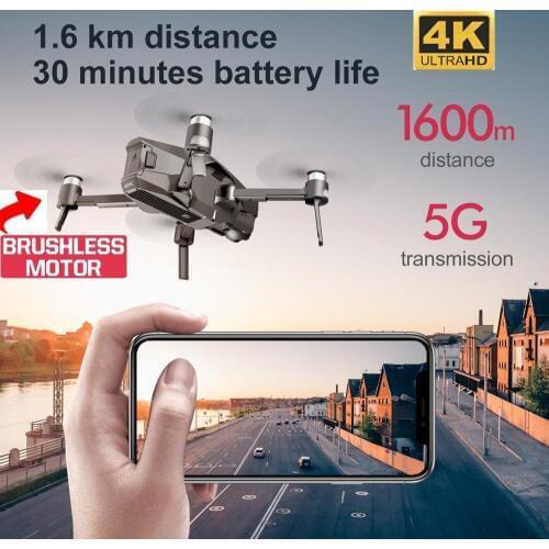 Newest DLRC Professional Brushless Drone GPS Quadcopter With Dual Camera HD 4K 1080P 1.6KM Distance Flight 30minu Helicopter Toy