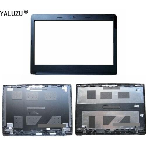 New For Lenovo ThinkPad E480 E485 E490 E495 LCD Back Cover Top Case Rear Lcd Front Bezel Cover black
