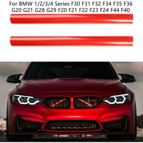 F20 F30 F32 F40 G20 G29 Grille Trim Strips 2Pcs For BMW 1 2 3 4 Series
