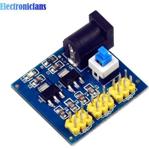 DC-DC 12V To 3.3V 5V Buck Step down Power Supply Module For Arduino