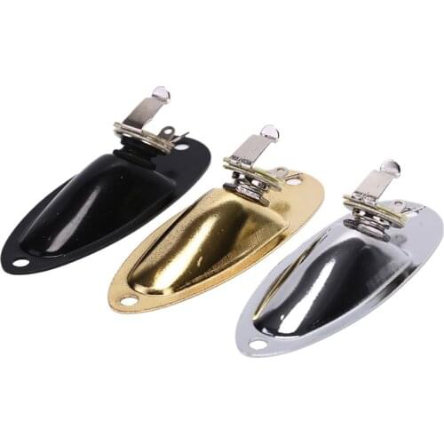 Professional Boat Style 1/4" Guitar Pickup Output Input Chrome Jack Plug Socket for Strat Electric Guitars Guitar Parts