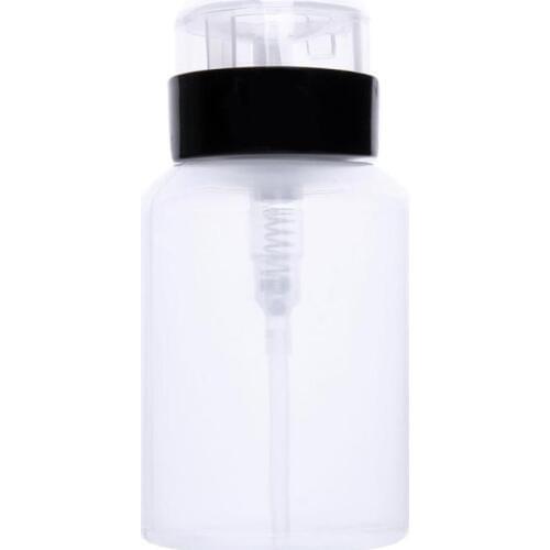 220ml High-Capacity Empty Pump Refillable Nail Polish Remover Bottles Tools