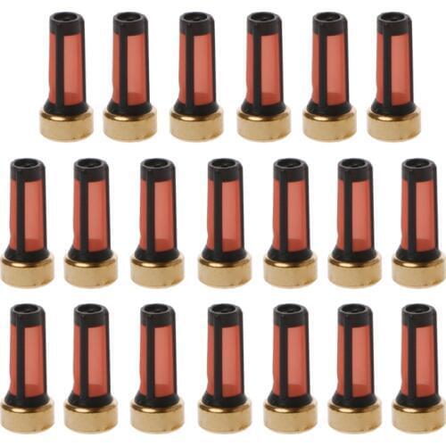 20 Pcs Fuel Injector Micro Basket Filter For Audi BMW GMC Injector Repair Kits