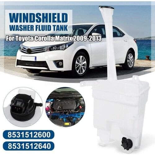 Windshield Washer Fluid Reservoir Tank + Motor For Toyota Corolla Matrix 2009-2013 8511033050 8531512640