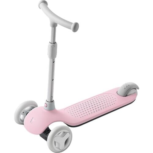 High Quality Kids Scooter 3 PU Flash Wheels Multiple Security Protection Double Spring Gravity Steering System Height Adjustable
