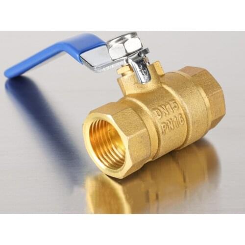 1/2" 3/4" 1" BSP Female To Female Thread Brass Full Port Two-Piece Ball Valve
