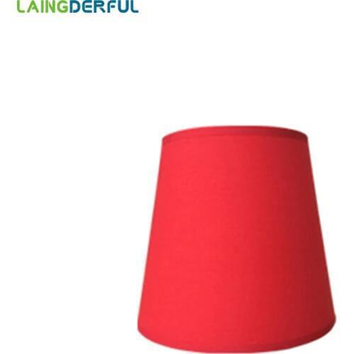 LAINGDERFUL Art Deco Lampshades Cloth Lamp Cover Chandelier Lampshell Inwall Light Lampcover light shade for E14 E27 Candle lamp