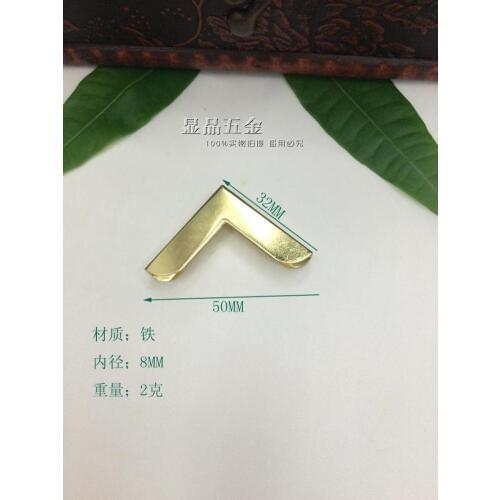32*32*50mm Album Corner Notebook corners Pressure angle Book corner Fillet Hardware Accessories Bags Horn wholesale