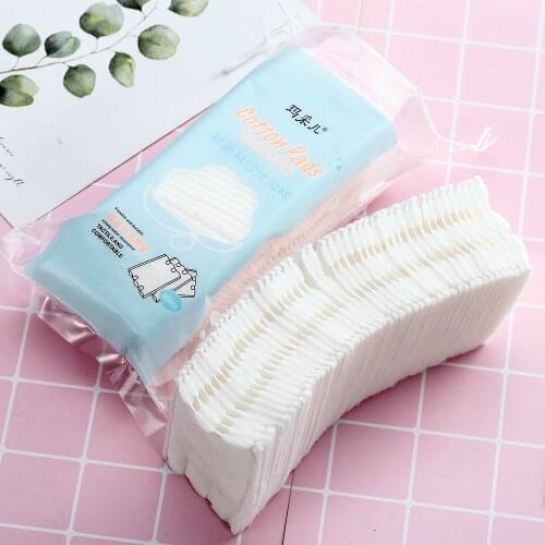 Double-effect Cotton Pad Pure Cotton Soft and Skin-friendly Facial Makeup Remover Cotton 50 Pieces In Bags Portable Beauty Tools