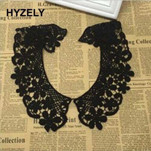 1 Pair lace Appliques Polyester Flower Wedding Lace Flowers Embroidered Wedding Dress Lace Motifs Venise Lace BW051