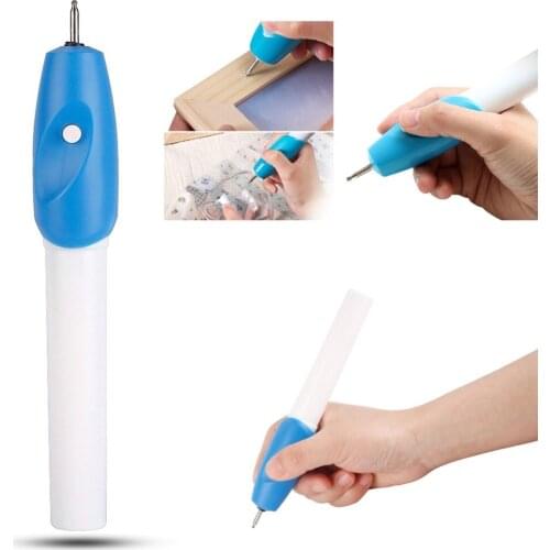 1Pc Useful Electric Engraving Engraver Pen Carve DIY Tool For Jewelry Metal Glass Plastic Wood Pen Machine Grave Tool#236579