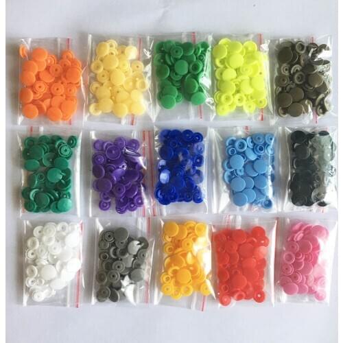 10/20/50/100/150 Sets KAM T5 12mm Round Plastic Snap Buttons For Baby Children Clothes DIY Sewing Accessories Press Button