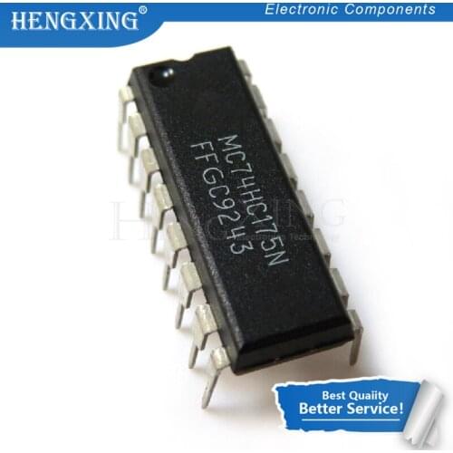 10pcs/lot HD74HC175P SN74HC175N 74HC175 DIP-16 new original In Stock